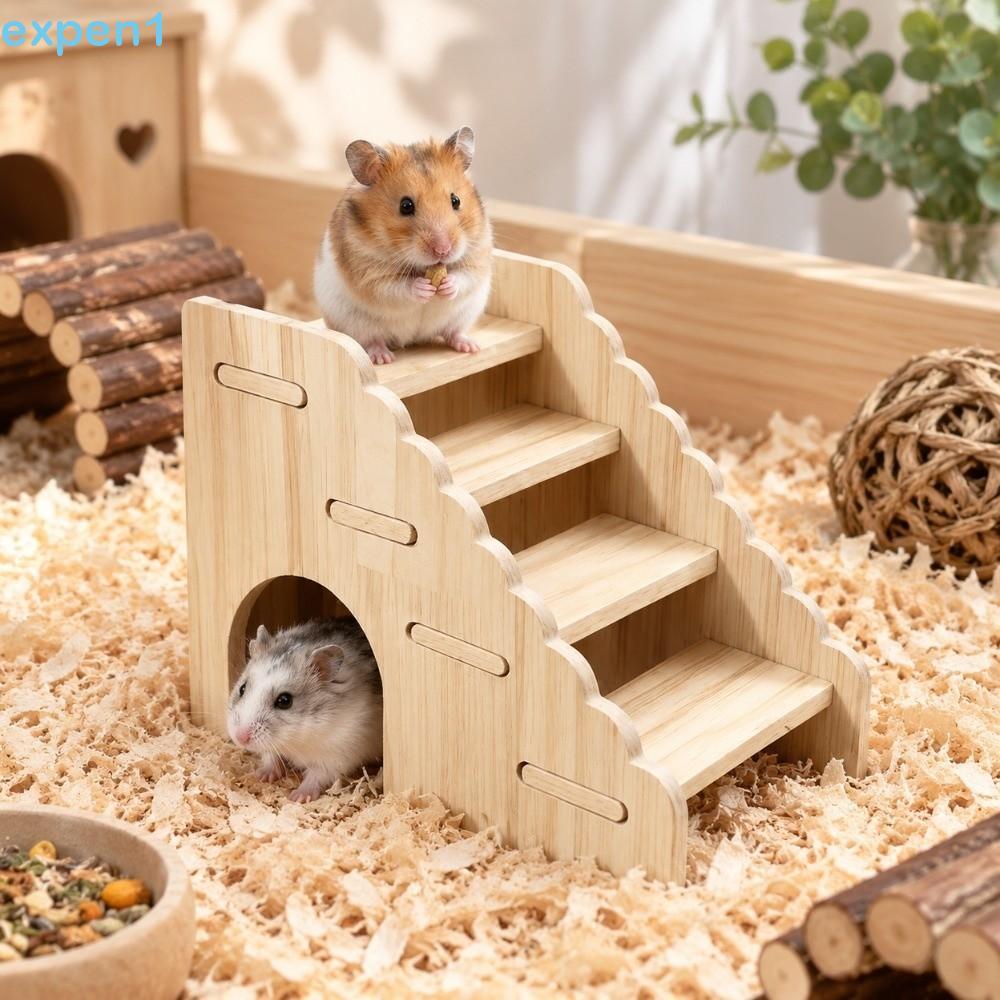 Casa De Esconderijo De Hamster EXPEN , Escada De Escalada À Prova De Mastigação De Múltiplas Camadas , Habitat De Mouse