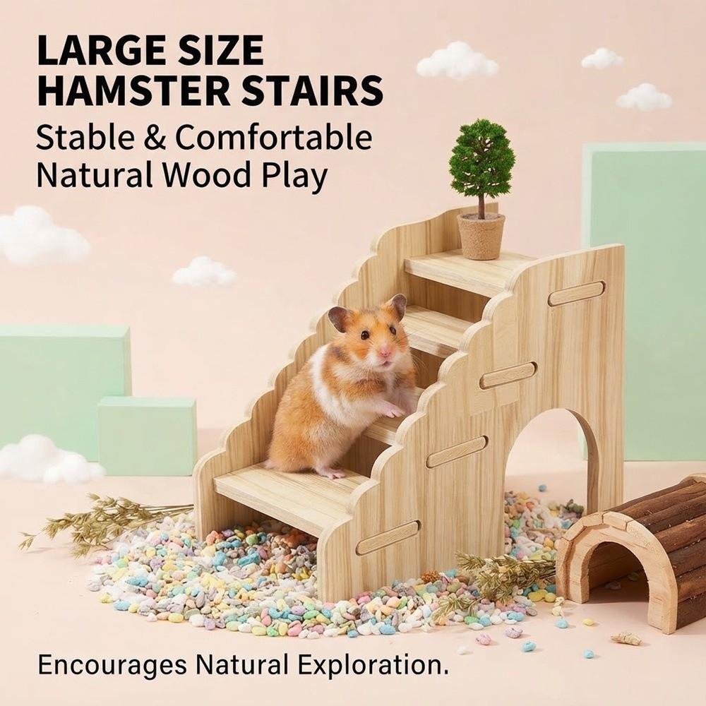 Casa De Esconderijo De Hamster , Escada De Escalada À Prova De Mastigação De Múltiplas Camadas , Habitat De Mouse Removí