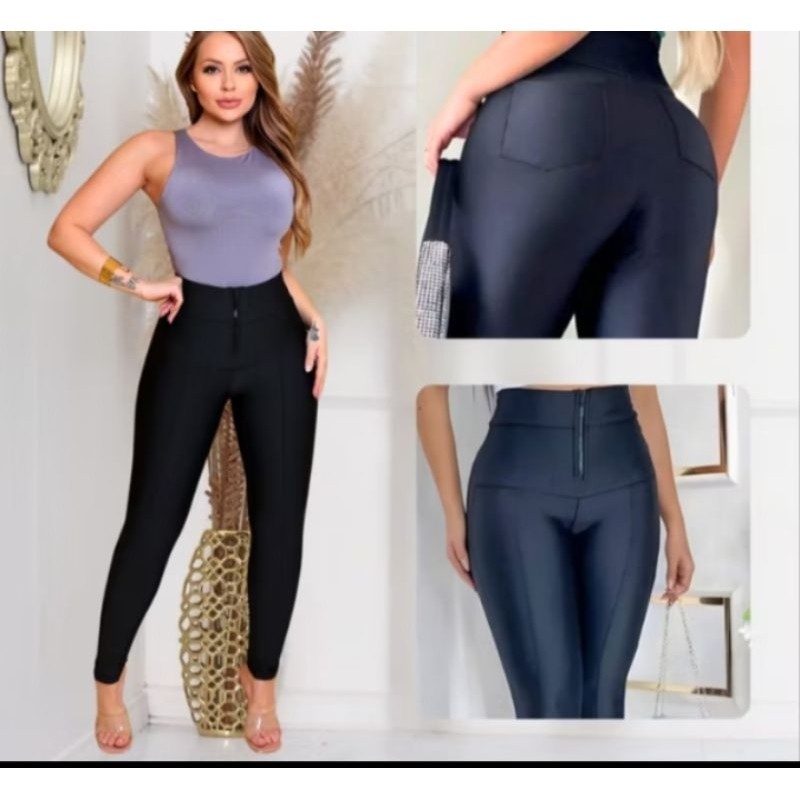 Calça Legging Super Power Lipo Feminina com bolsos traseiros!