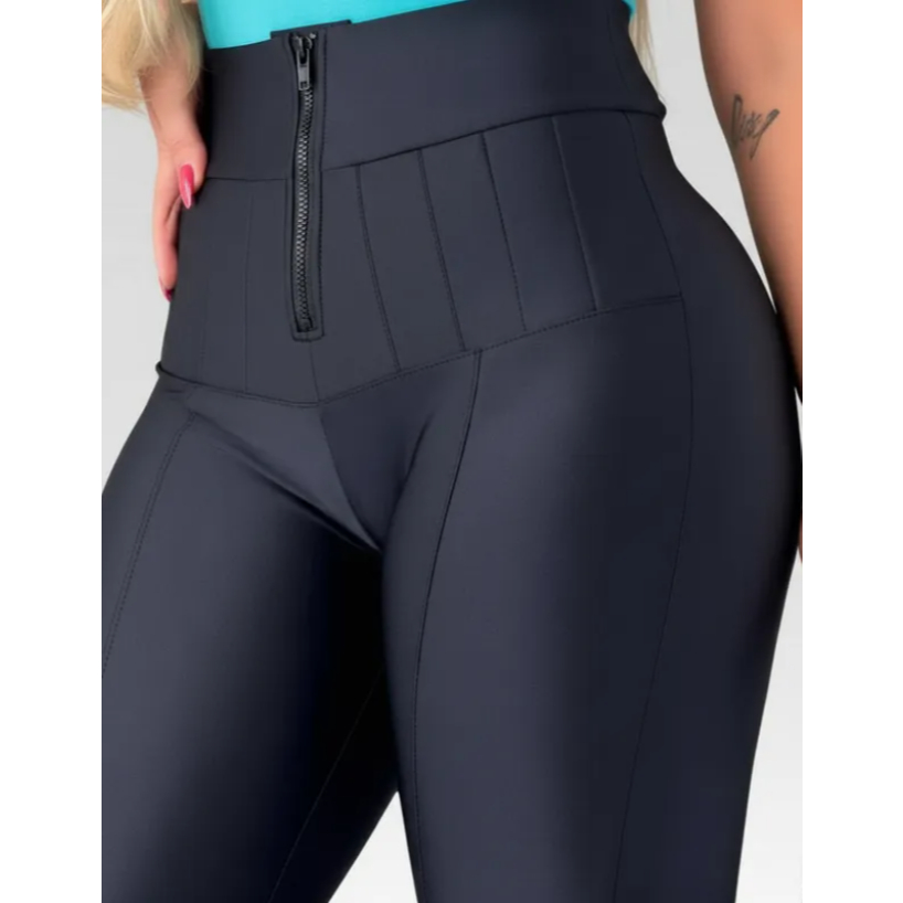 CALÇA LEG COM BOLSO SUPER LIPO MODELADORA SUPLEX POWER
