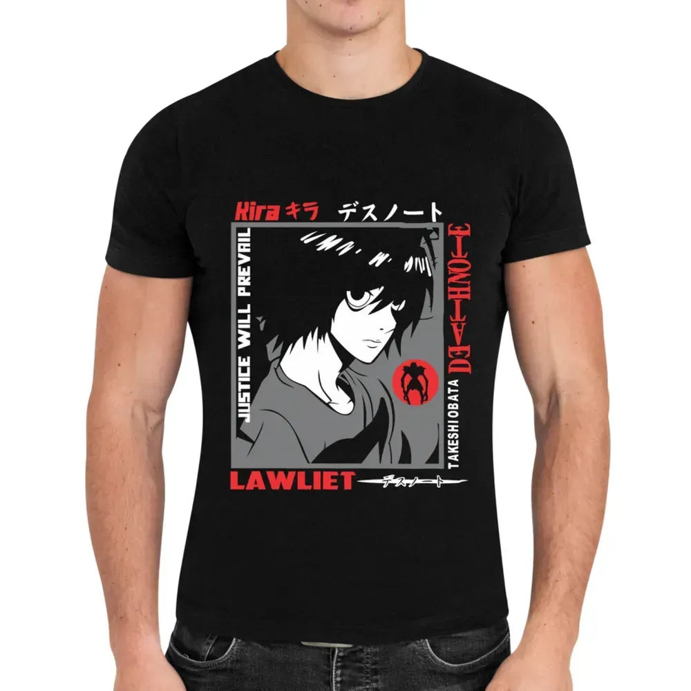 Camiseta Camisa Algodão  Anime Death Note L