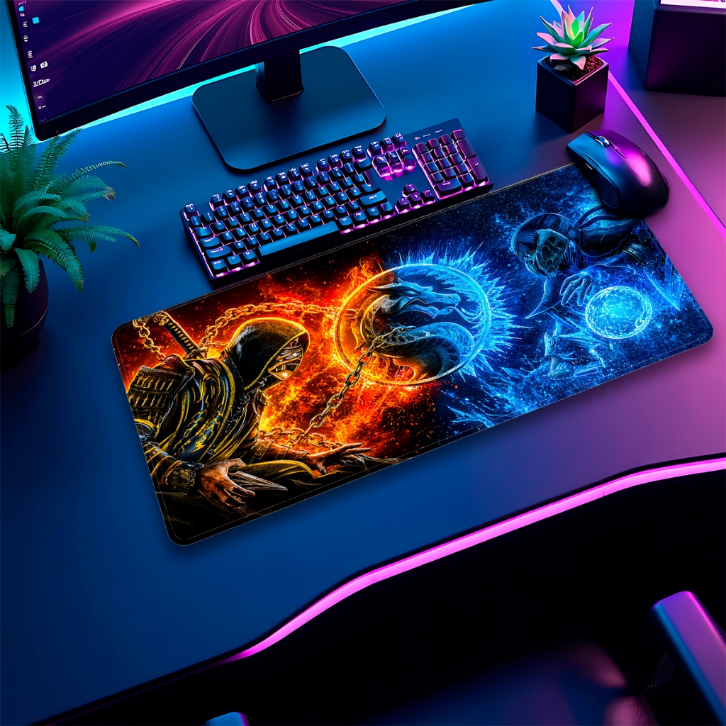 MousePad Game Borda Costurada Antiderrapante Alta Qualidade