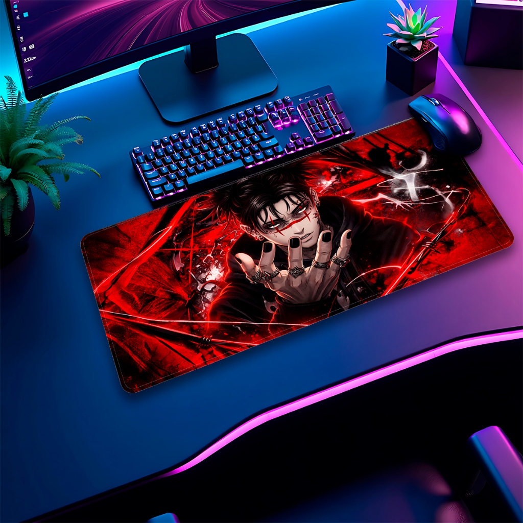 MousePad Game Speed Antiderrapante Alta Qualidade Borda Costurada Diversas Estampas e Tamanhos