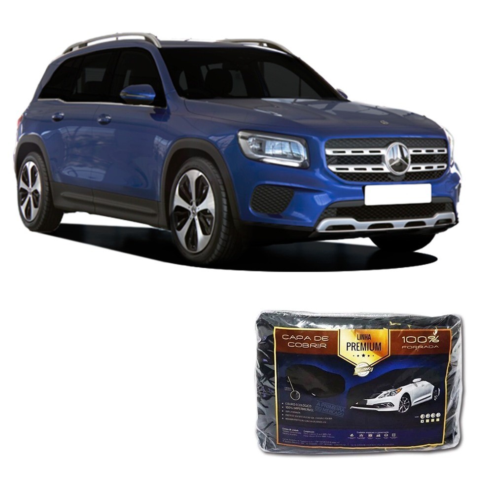 Capa Couro cobrir Mercedes Benz GLB 200 Impermeável Forrada (XG312)