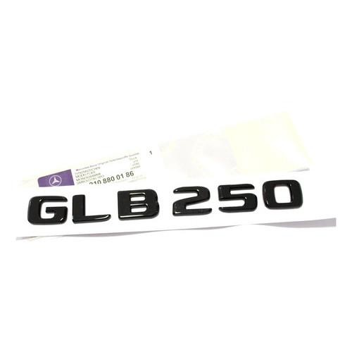 Emblema Glb250 B250 Mercedes Benz Original Preto