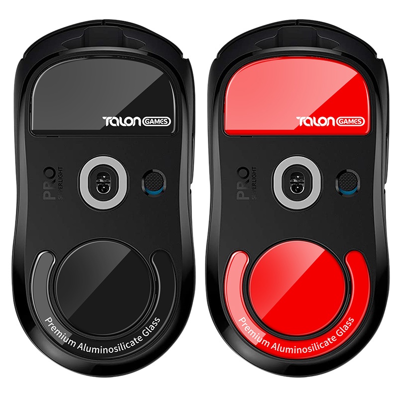 Adesivo De Pés De Mouse De Vidro TALONGAMES Para Logitech G Pro X Superlight , Razer Viper V2 , G502 X PLUS