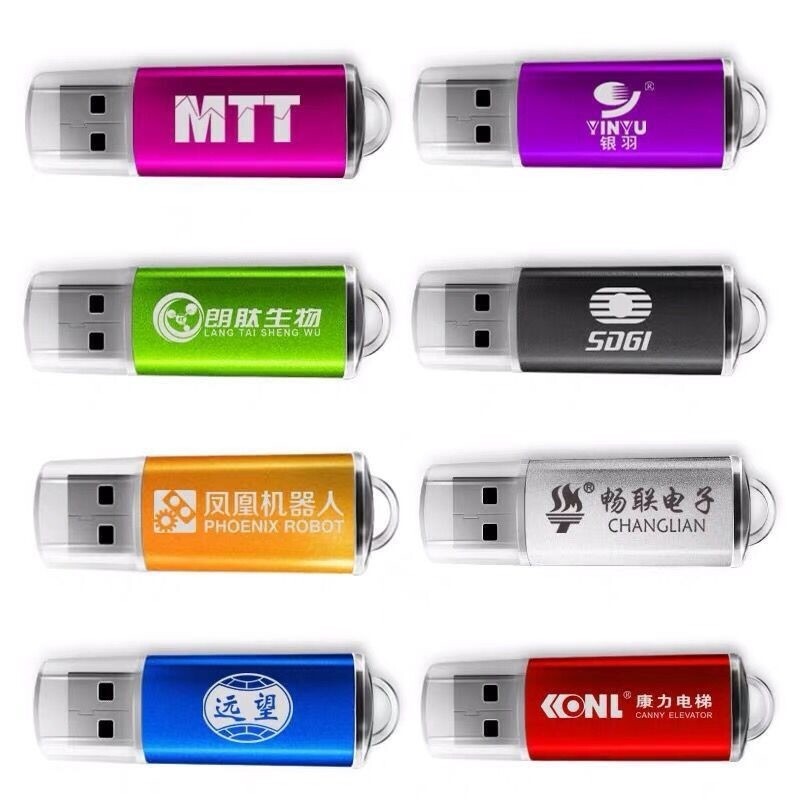 Custom Metal USB Flash Drive, Memory Stick de alta velocidade, 16GB, Pen Drive 2.0