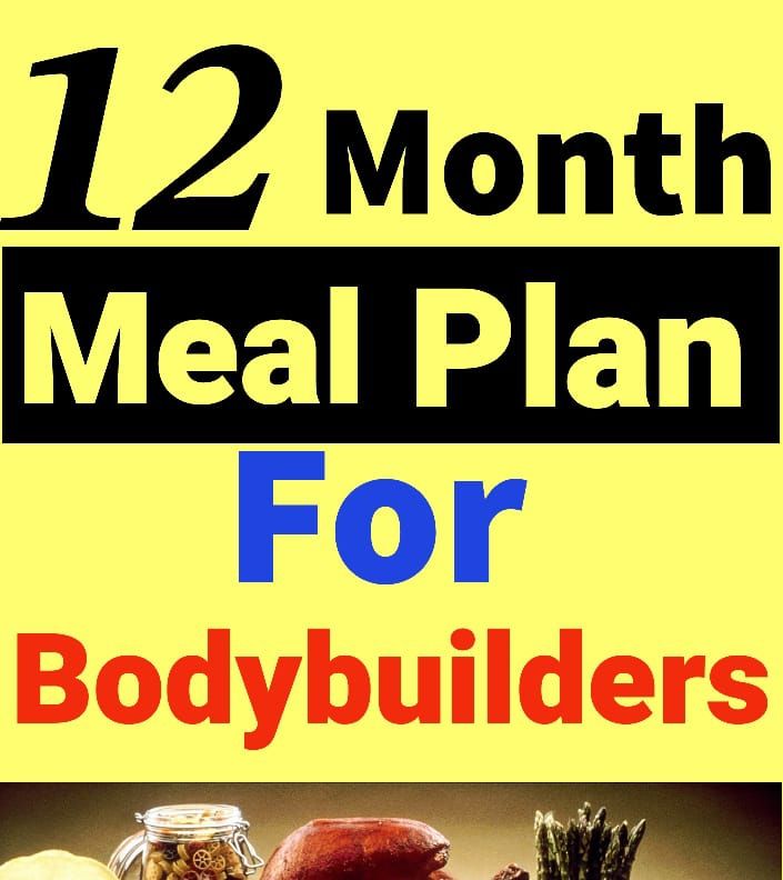 12 Month Meal Plan For Bodybuilders
