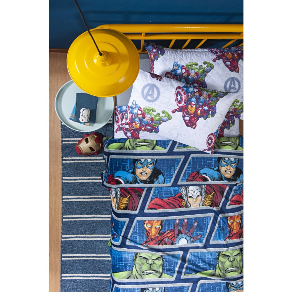 Cobertor Infantil Manta Solteiro Disney Mantinha Linha Marvel Estampas Variadas Antialergica