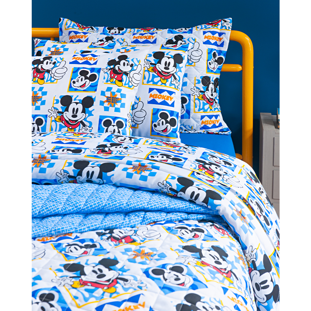 Jogo De Cama 3 Peças Solteiro Infantil Linha Disney Varias Estampas 100% Algodão