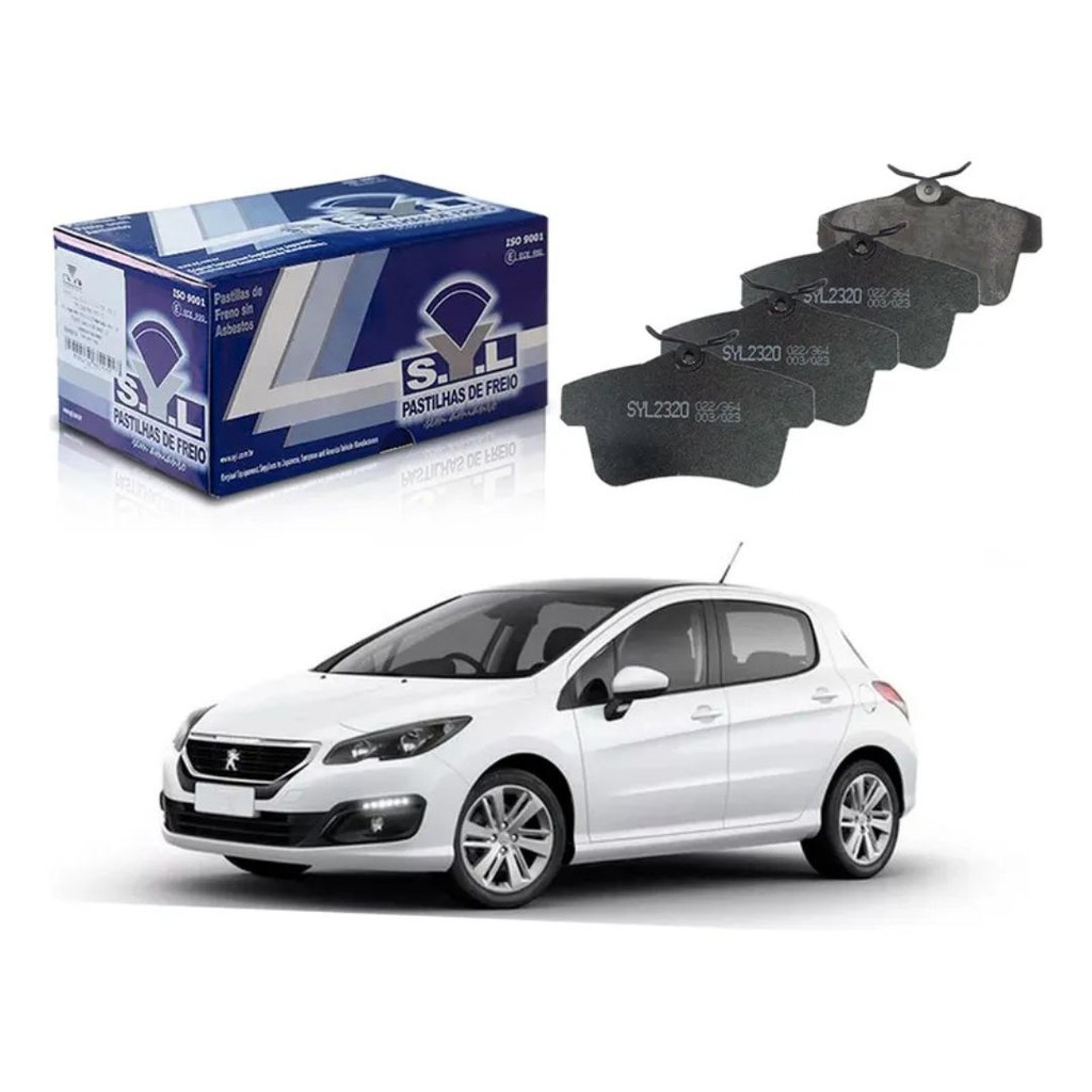 Pastilha Freio Traseiro C4 2013... Peugeot 308 3008 2009...