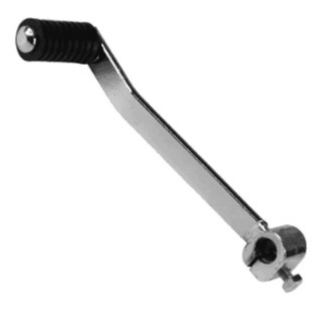 Pedal Cambio Com Borracha Fan 125 2009 a 2018 Fan 150 2009 a 2015 Cg 150 Cromado