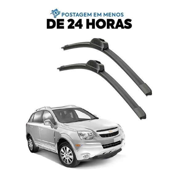 Par Palheta Limpador Parabrisa Captiva 2009 2010 2011 2012 2013 2014 2015 2016 2017