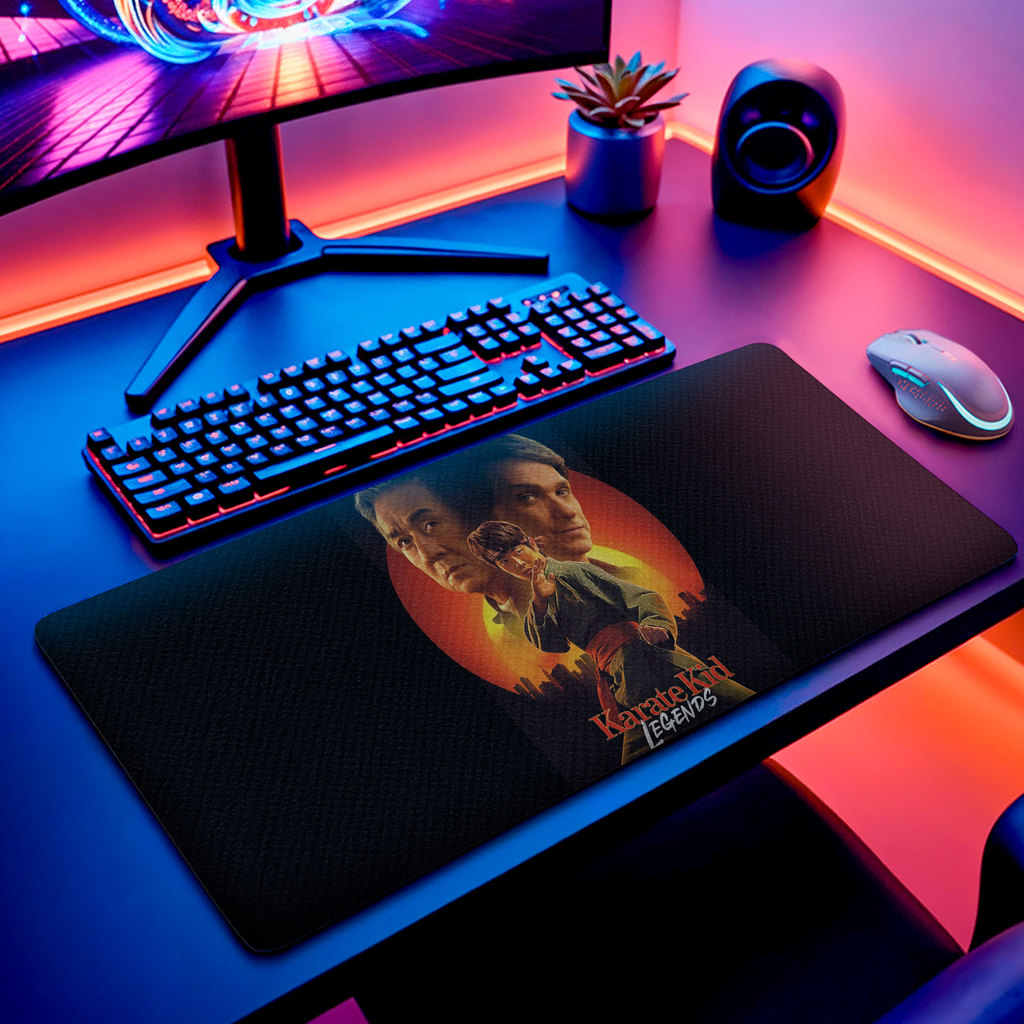 Mousepad Gamer Desk Mat Grande Antiderrapante Premium 80x30 Karate kid