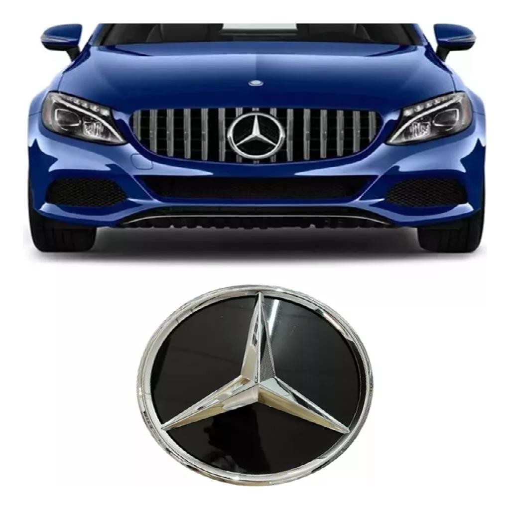 Emblema 3D Alto Relevo Grade Mercedes Benz Classe C A B GLB  C180 C200 C300 2019 2020 2021 2022 W205 W117 W247 X247