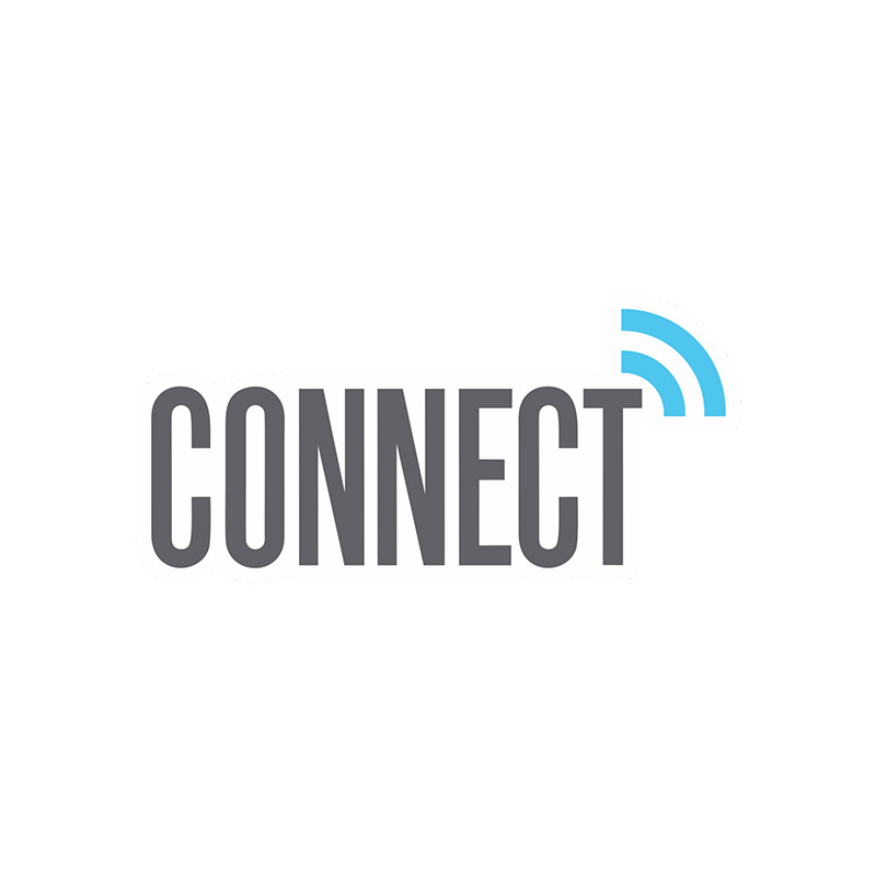 Adesivo Automotivo Connect Carro Resinado 9,2x4,4cm