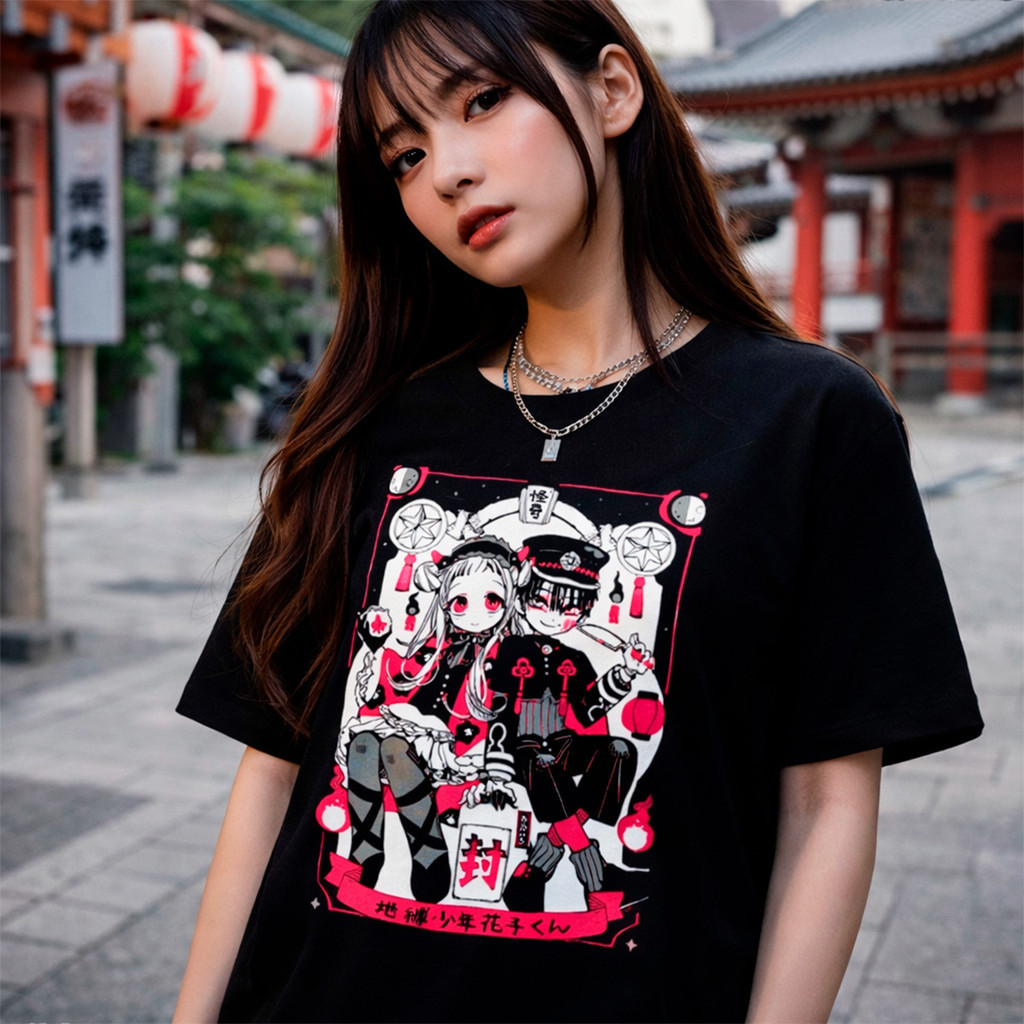 Camiseta Basica Camisa Algodão Toilet Bound Hanako Kun Nene Love Anime Japão