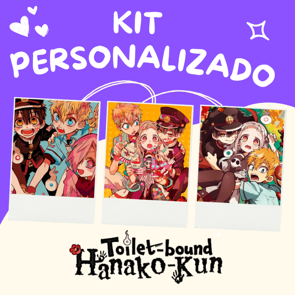 Kit Personalizado do Anime e Mangá Jibaku Shounen Hanako-kun Toilet Bound