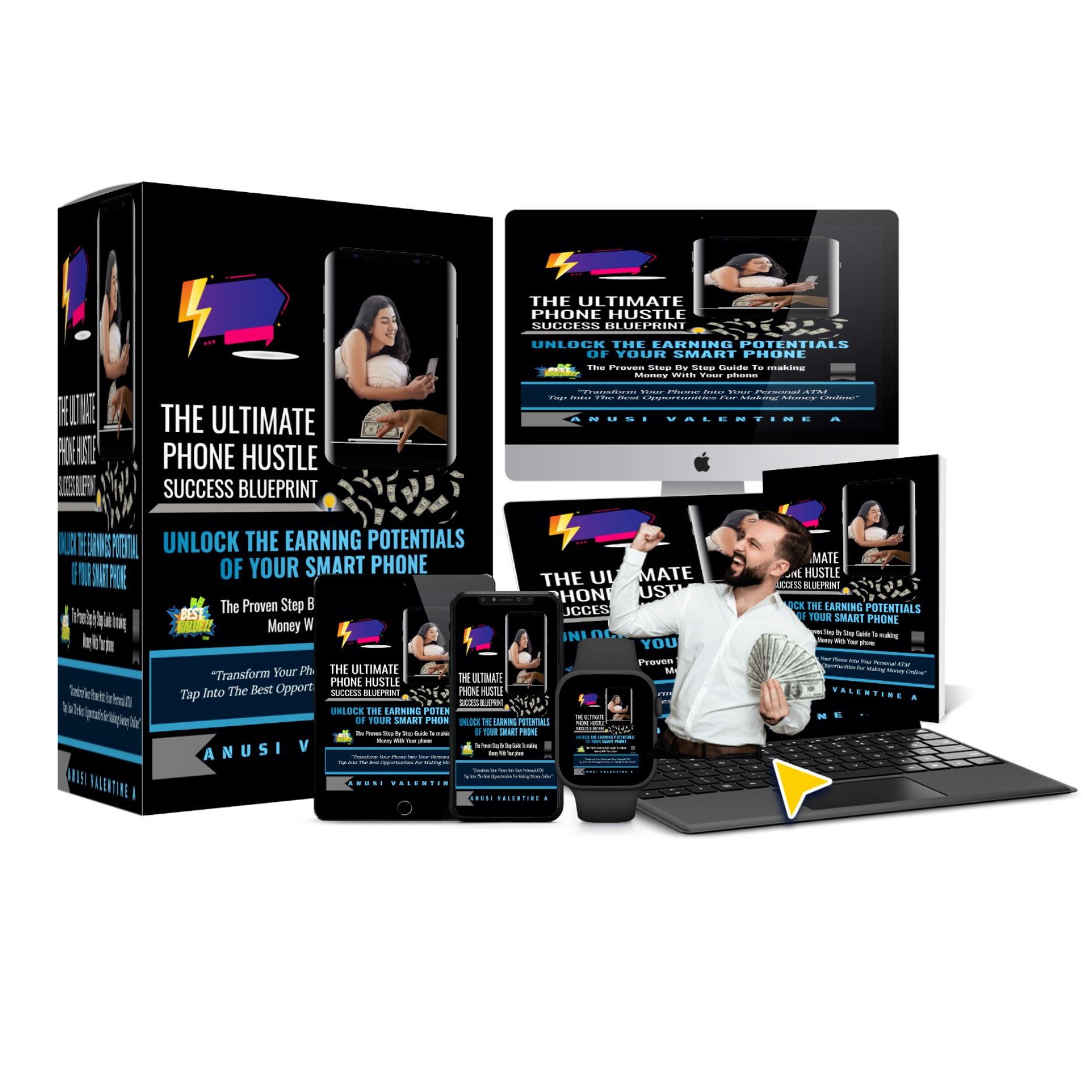 MAKE MONEY ONLINE EBOOK - THE ULTIMATE PHONE HUSTLE SUCCESS BLUEPRINT: MAKE MONEY ON YOUR OWN TERMS EBOOK