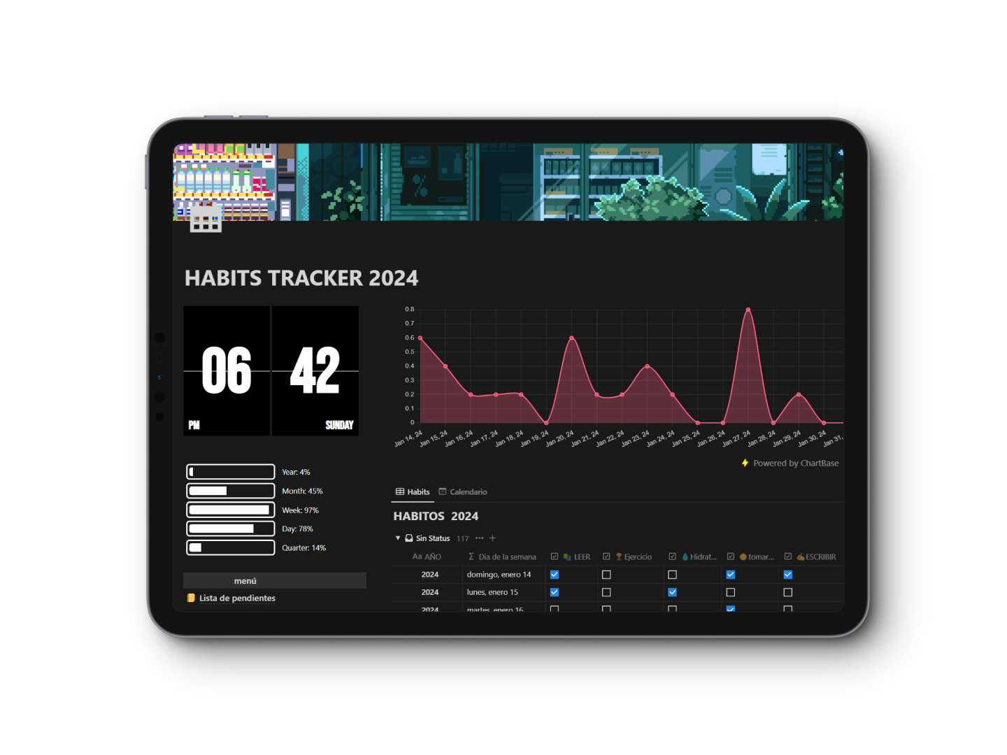 ???? Habit tracker (Life Organizer)