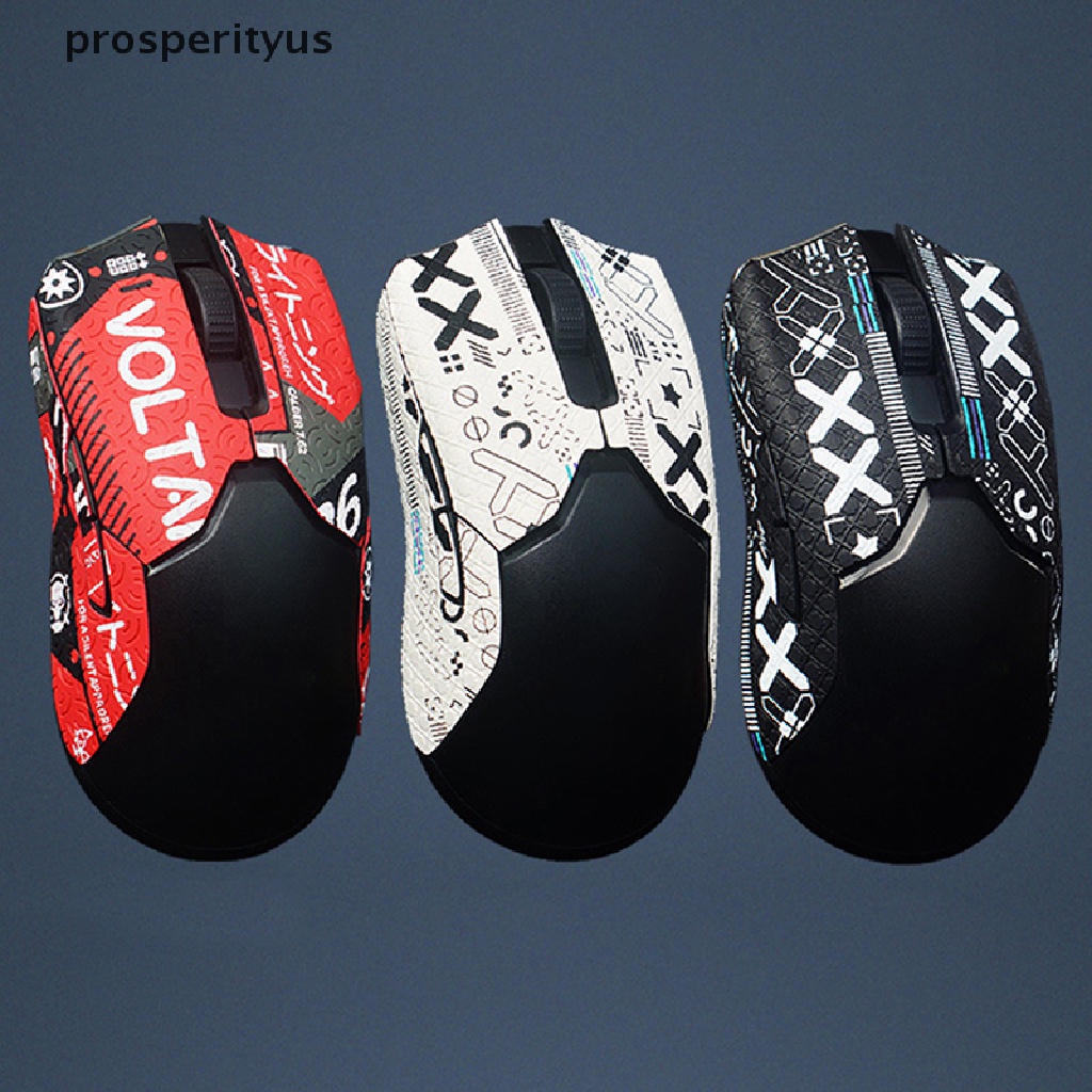 [prosperityus] BTL Mouse Grip Tape Skate Adesivo Feito À Mão Pele De Lagarto Antiderrapante Suga Suor Para Viper Ultimat