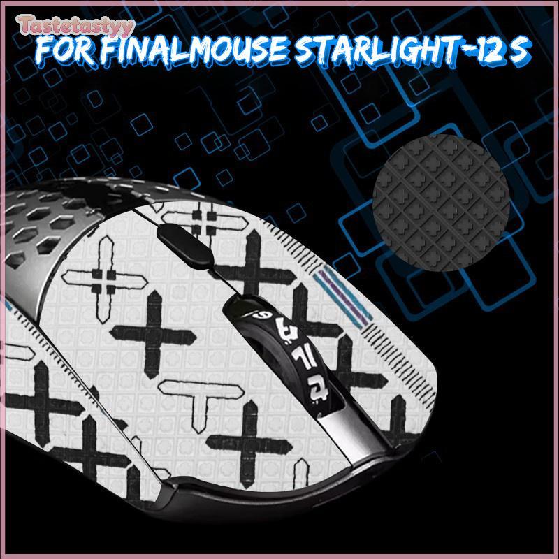Tastetastyy Antiderrapante Mouse Grip Tape Skate Ratos Stier Para Finalmouse Starlight-12 S Gaming Gamer Acessórios Su S