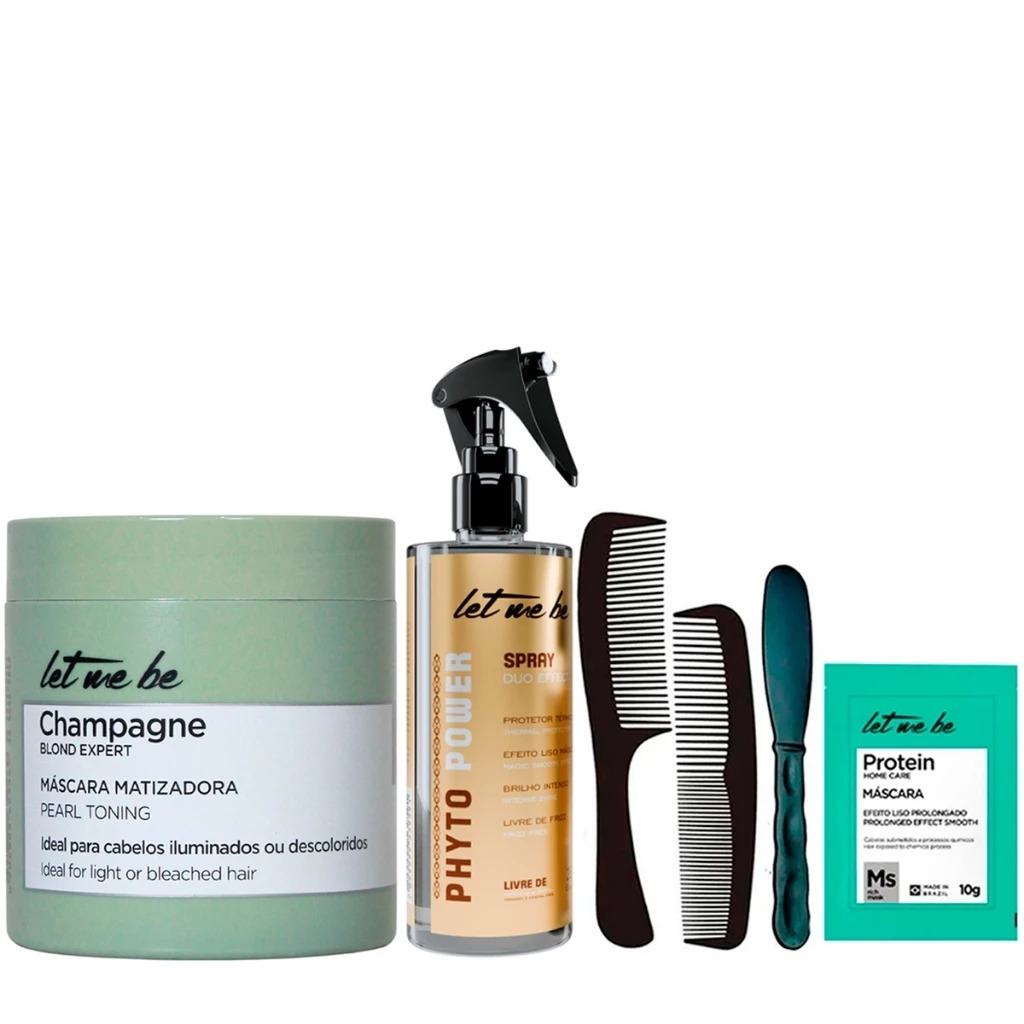 Kit Masc Efeito Perolado e Spray Duo Effect 260ml Let Me Be