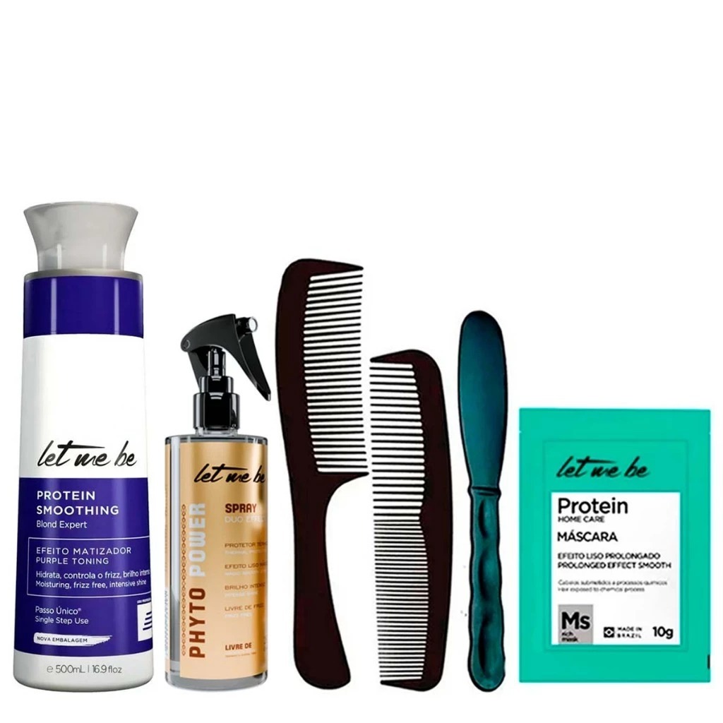 Kit Progressiva Matizadora e Spray Effect 260ml Let Me Be