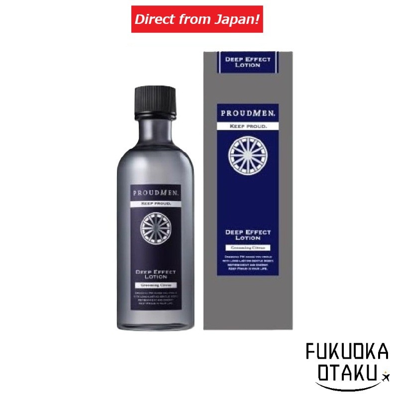 PROUDMEN Tônico Hidratante Deep Effect 200mL Skincare Masculino【Direto do Japão】