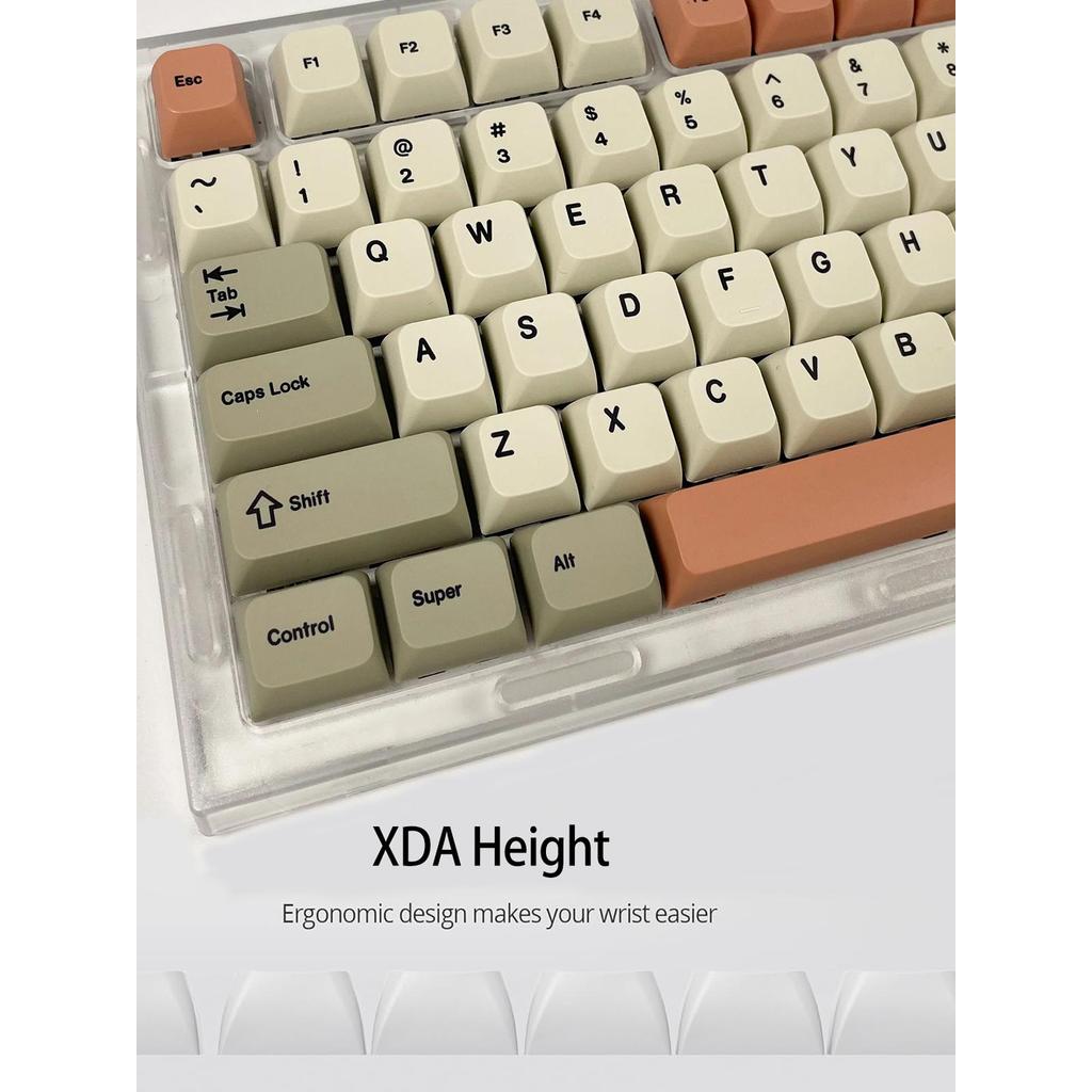 GMK9009 Estilo Retro Keycap 138 Teclas XDA Altura PBT Sublimação Keycap Taiwan Phonetic Japão Rússia Thai Coreano