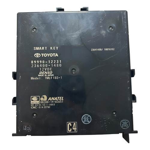 Módulo Smart Key Bcm Toyota Corolla Xei 2.0 2020 A 2023 Preto