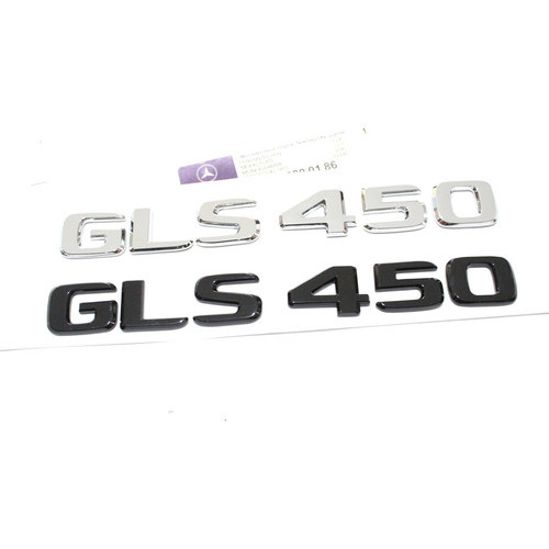 Emblema Gls450 S450 Mercedes Benz Original Mb Cromado Preto