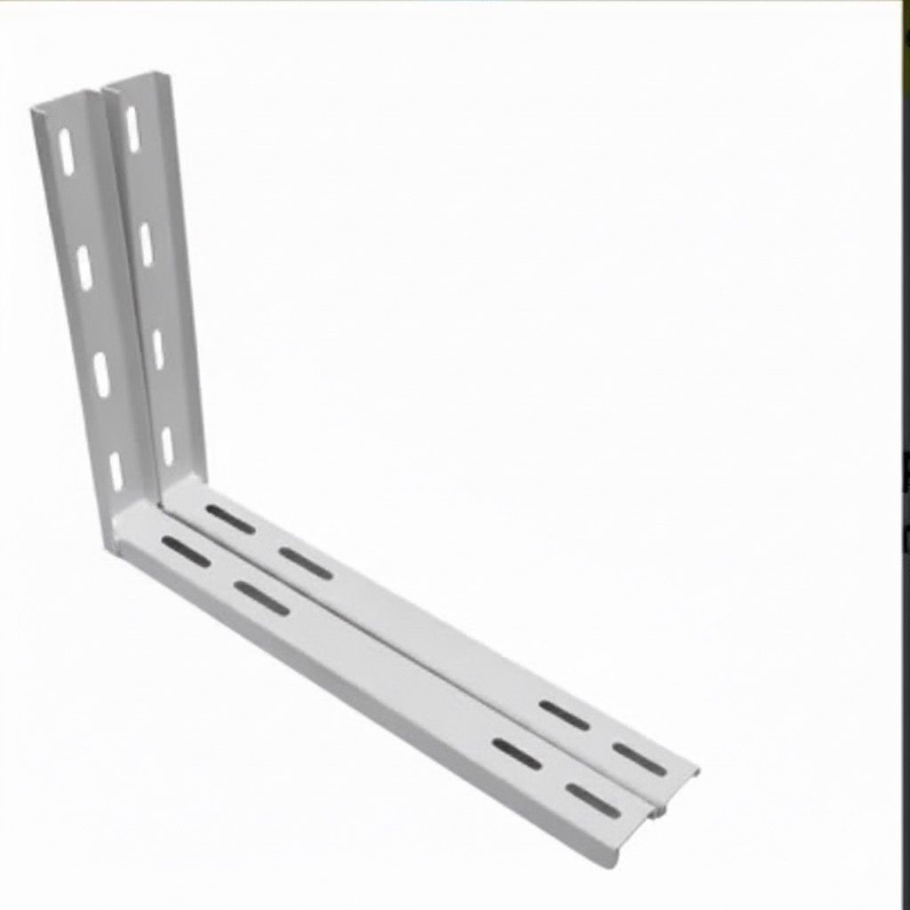Suporte Ar Condicionado Split 450mm 7000 a 18000 BTUs Aço Reforçado Antiferrugem Mão Francesa Par Completo