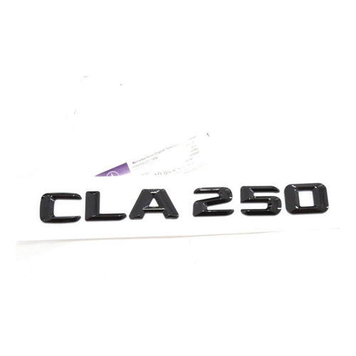 Emblema Mercedes Benz Original Cla250 A250 C250 Preto