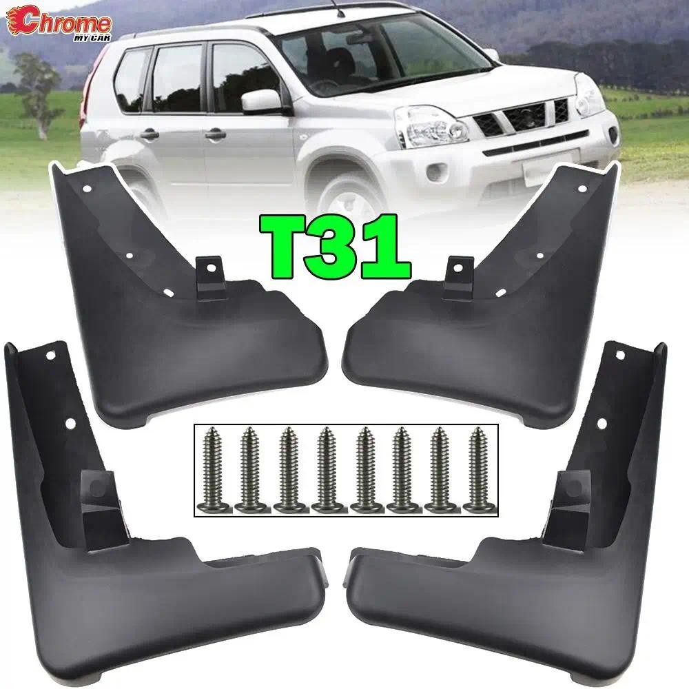 Fender Conjunto De Abas De Lama De Carro Moldadas Para Nissan X-Trail T31 2008 2009 2010 2011 2012 2013 Xtrail Protetore