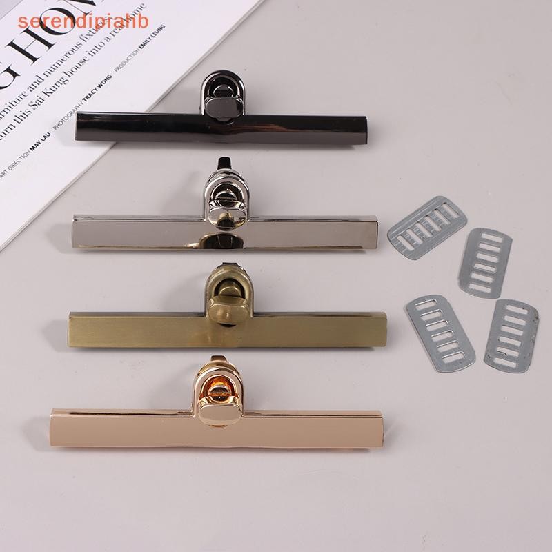 [serendipiahb] 1Pc Bolsa Vintage Fecho De Metal Fechaduras Giratórias Botão Torcido Para DIY Couro Artesanato Hardware E