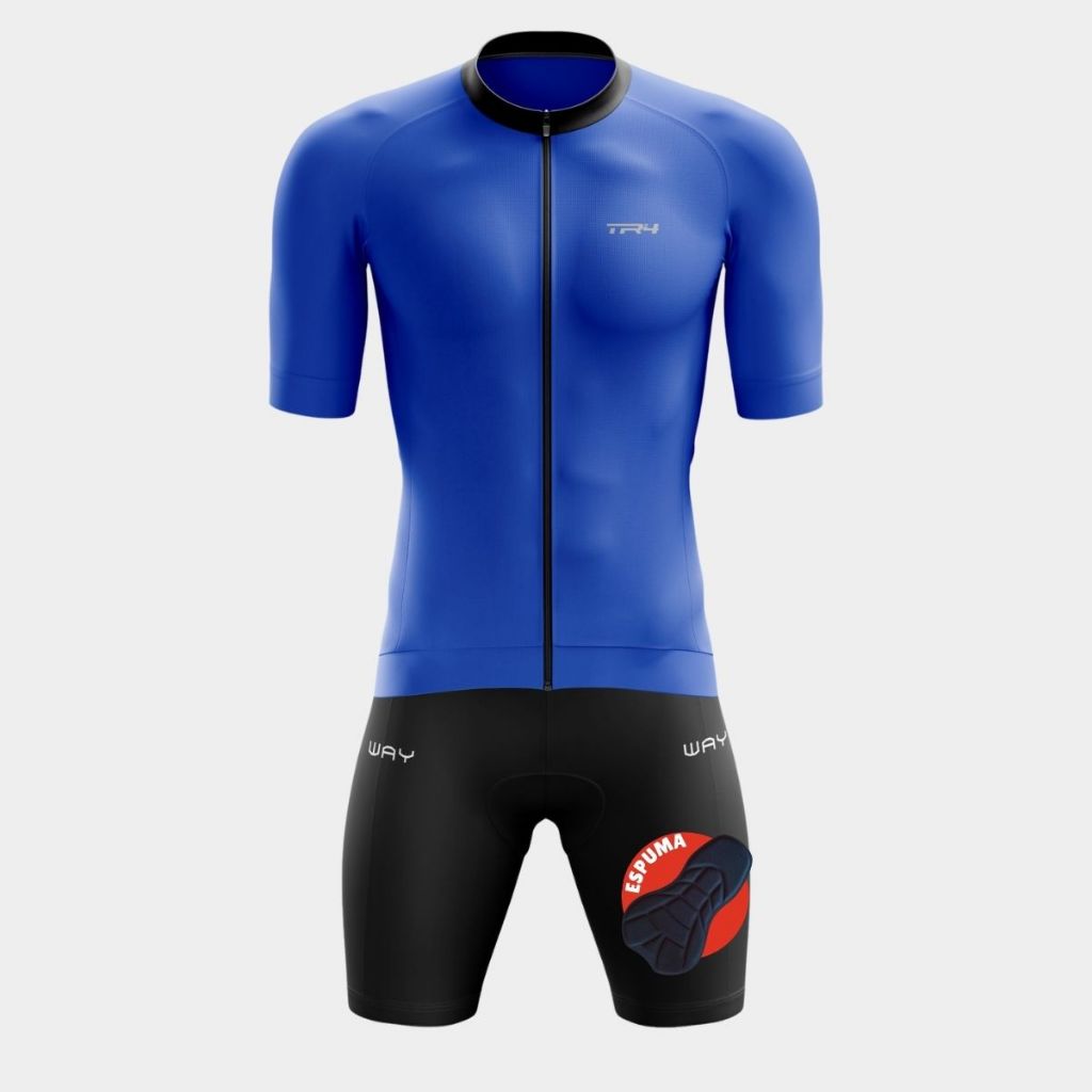 Conjunto Masculino Camisa Premium Ciclista Bermuda Espuma Bike Pedal Mtb Speed