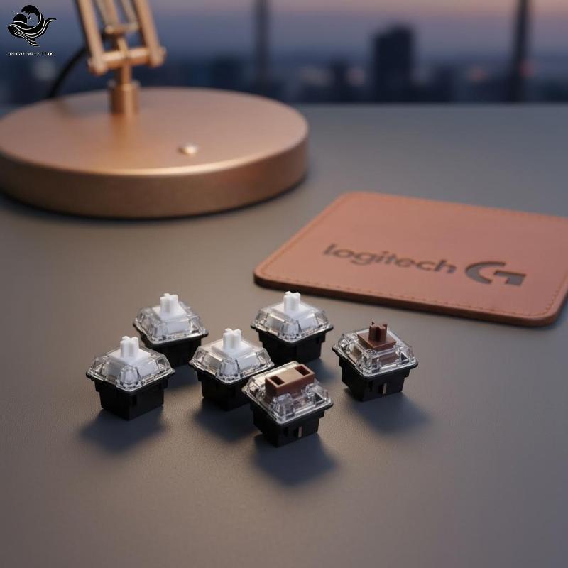 PFG 5 Peças Interruptor De Teclado De Baixo Perfil Para G913 G915 G813 G815 De Reparo Branco Marrom Vermelho Interruptor