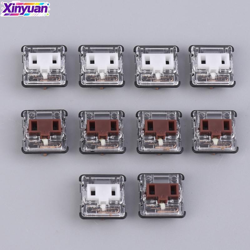 xiny 5 Peças Interruptor De Teclado De Baixo Perfil Para G913 G915 G813 G815 De Reparo Branco Marrom Vermelho Interrupto