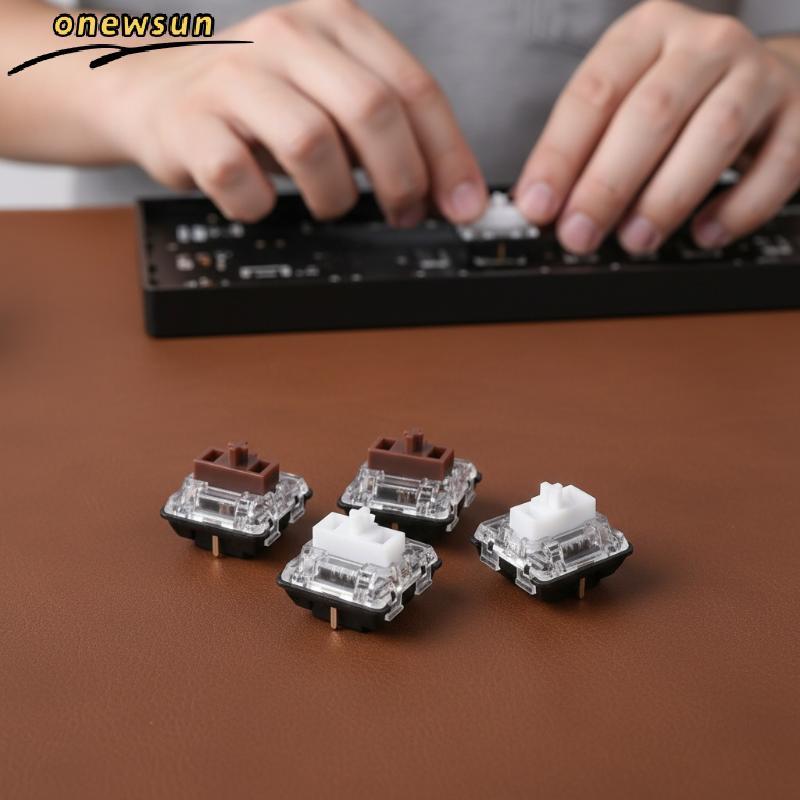 5 Peças Interruptor De Teclado De Baixo Perfil Para G913 G915 G813 G815 De Reparo Branco Marrom Vermelho Interruptores