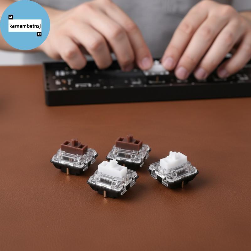 KAM 5 Peças Interruptor De Teclado De Baixo Perfil Para G913 G915 G813 G815 De Reparo Branco Marrom Vermelho Interruptor