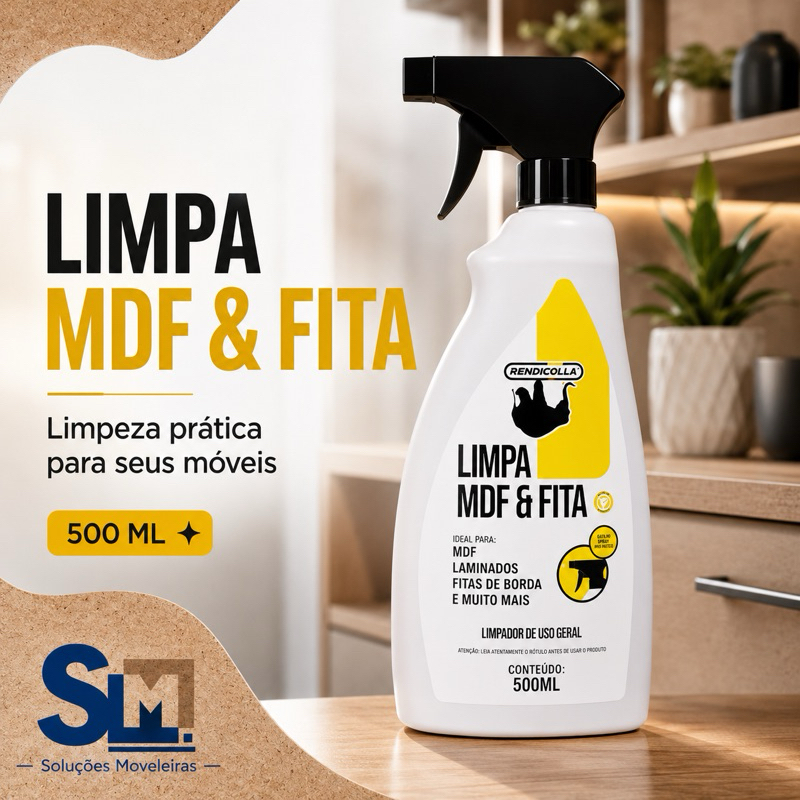 Limpa MDF & Fita de borda / limpador de uso geral