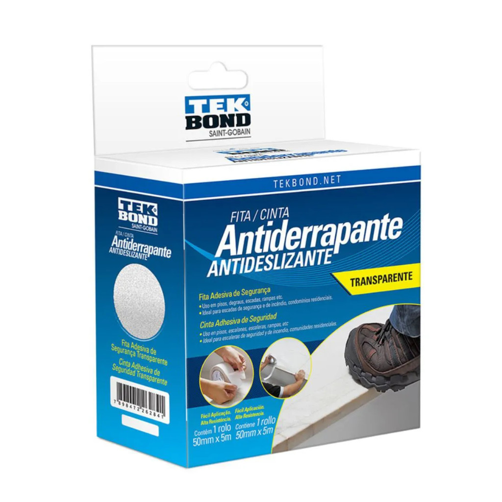 FITA ANTIDERRAPANTE TRANSP 50MMX5M