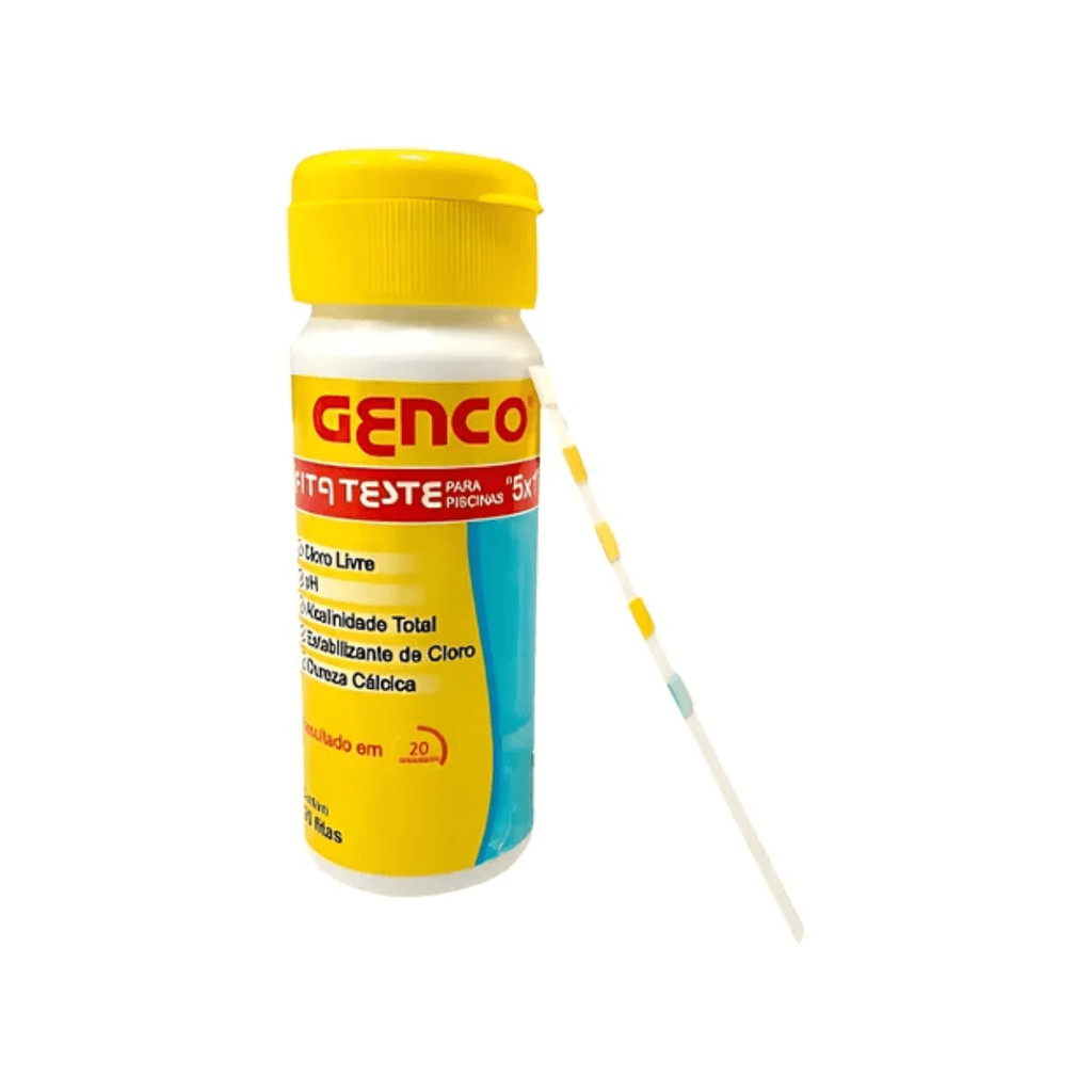 TUBO FITA TESTE C/25 FITAS 5x1 - GENCO