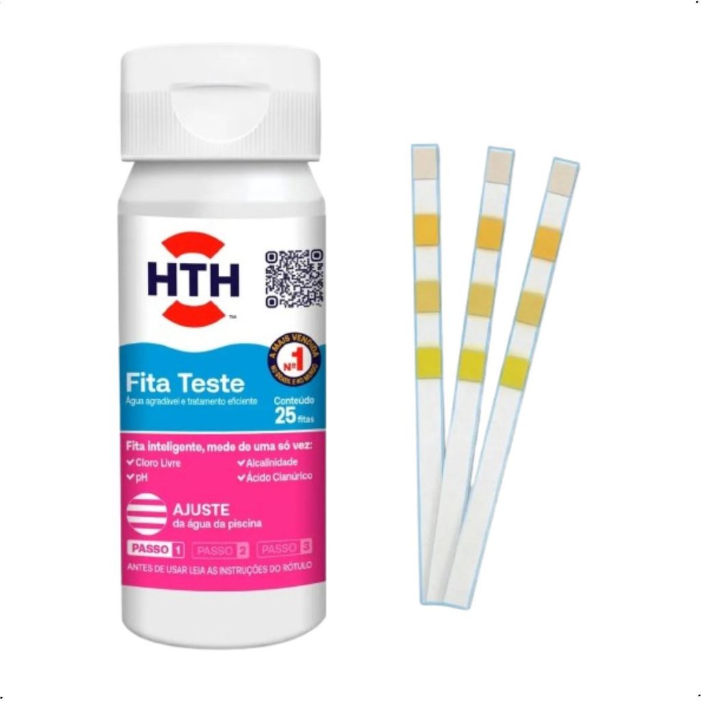 Fita Teste Piscinas c/ 25 Unidades – Hth