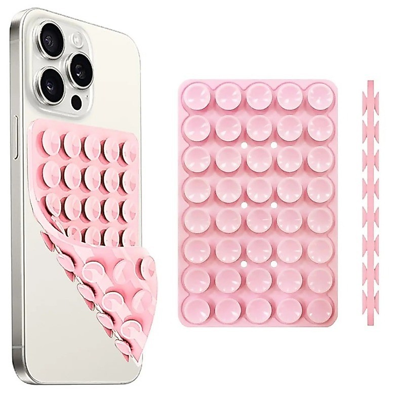 Suporte Multifuncional De Silicone Para Celular Com Sucção , Dupla Face , 40 Xícaras , Capa De Telefone IPhone E Android