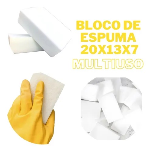 Bloco De Espuma Esponja Rejunte Pedreiro Acabamento Multiuso Bucha Obra Limpeza Casa