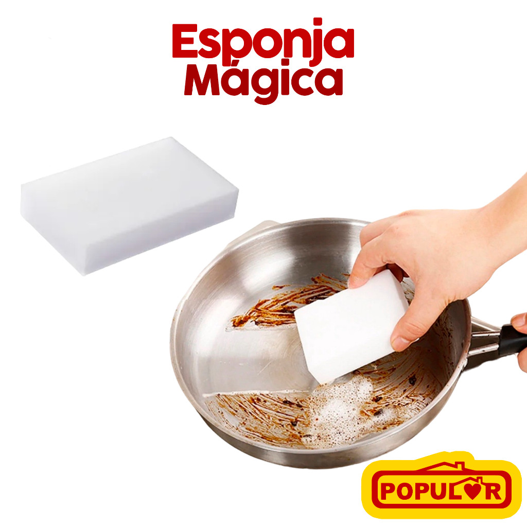 Esponja Mágica Remoção de Manchas Limpeza Multiuso