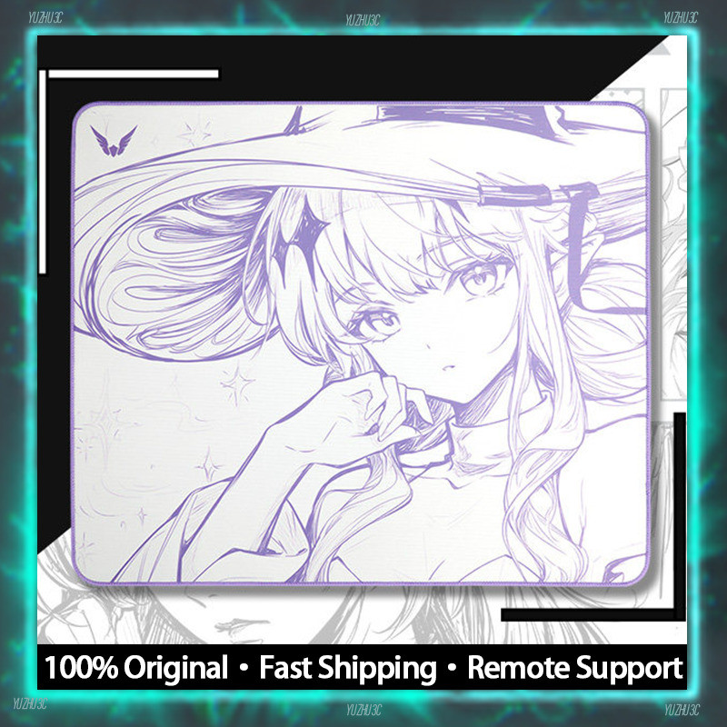 VALKYRIE VK V Pad Air Anime Linha Arte Gaming Mouse 420x360x4mm Controle De Velocidade Superfície Híbrida Base De Borrac
