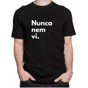 Camiseta Masculina Frases Carnaval Meme Engraçada 100% Algodão